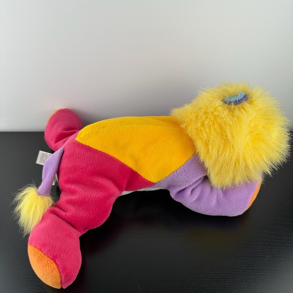Chosun Rare Rainbow Lion Cub 14” Yellow Purple White Pink Blue Plush - Picture 6 of 8